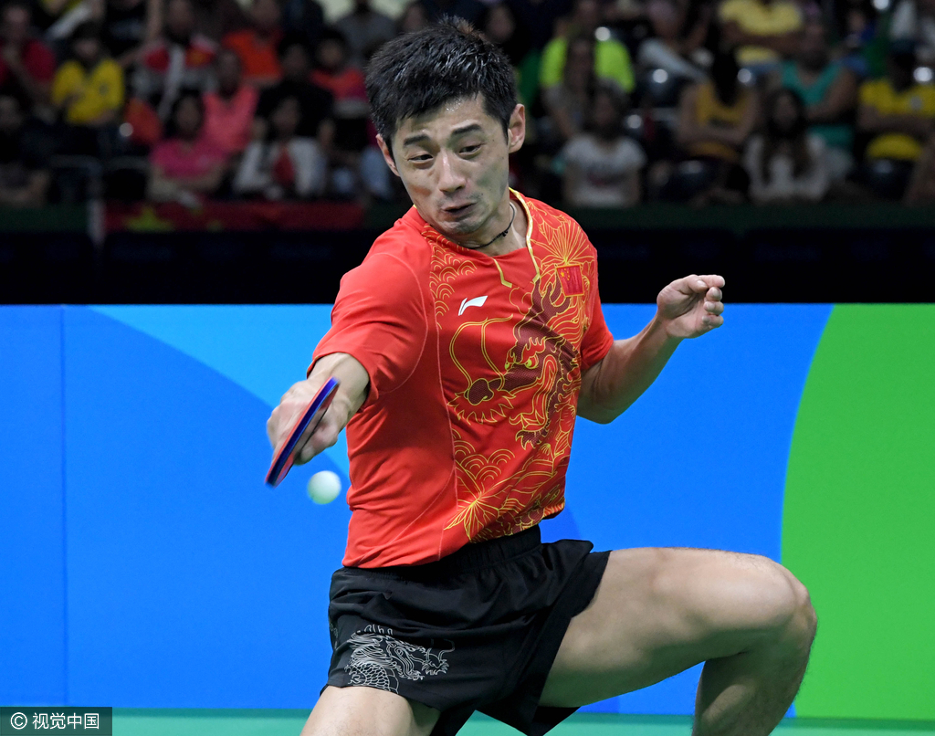 奥地利队轻取韩国队，张继科扛起全队